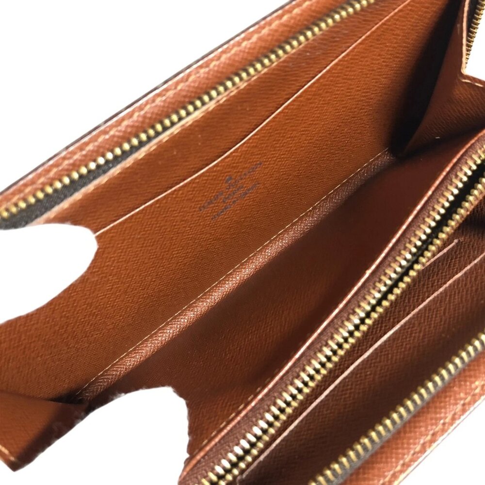 Authentic Louis Vuitton Porte Monnaie Zip Monogram Wallet jp100-120325 - Picture 12 of 16